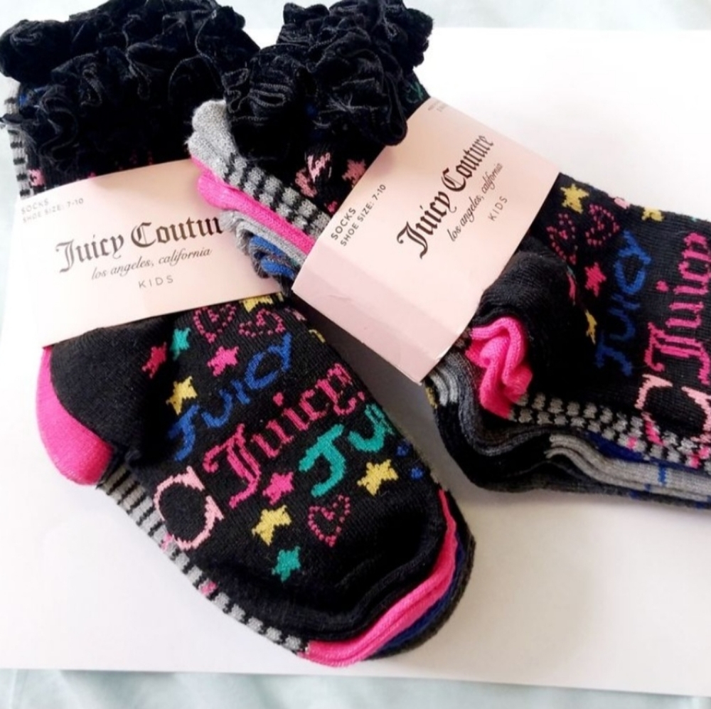 5 pairs - Juicy Couture kids socks - One Bundle